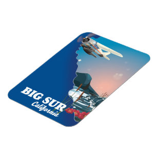 Magnet Flexible Carte Big Sur California