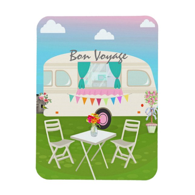 Magnet Flexible Carte Bon Voyage (Vertical)
