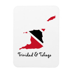 Magnet Flexible Carte de drapeau du Trinidad-et-Tobago