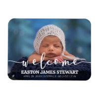 Carte de Faire-part de naissance minimaliste pour 