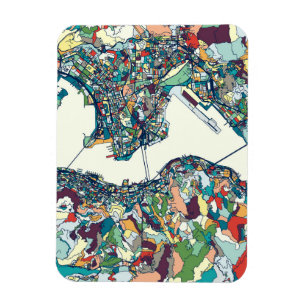 Magnet Flexible Carte de Hong Kong, Chine