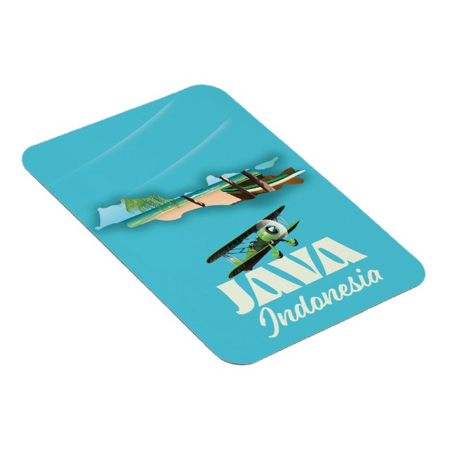 Magnet Flexible Carte de Java indonésie (Côté Droit)