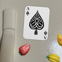 Carte de jeu Ace of Spades Black and White