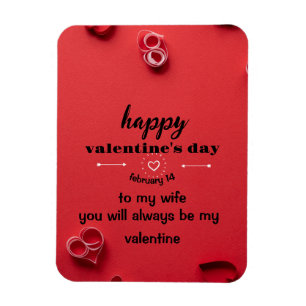 Magnet Flexible Carte de jour Valentines