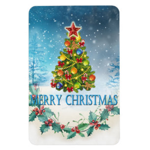 Magnet Flexible Carte de Joyeux Noël