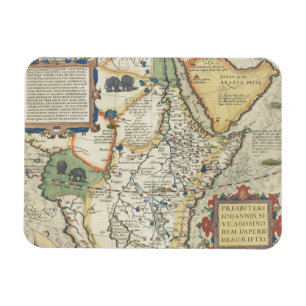 Magnet Flexible Carte de l'Afrique et de la péninsule arabique