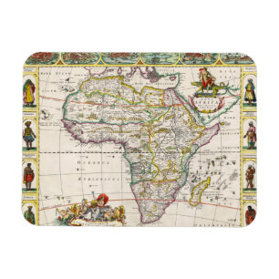 Magnet Flexible Carte de l'Afrique Nouvelle-Afrique