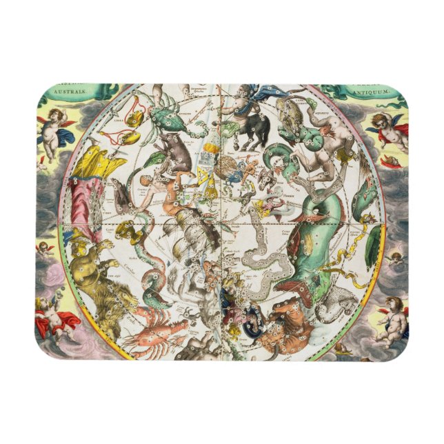 Magnet Flexible Carte de l'hémisphère Sud, de 'The Celestia (Horizontal)