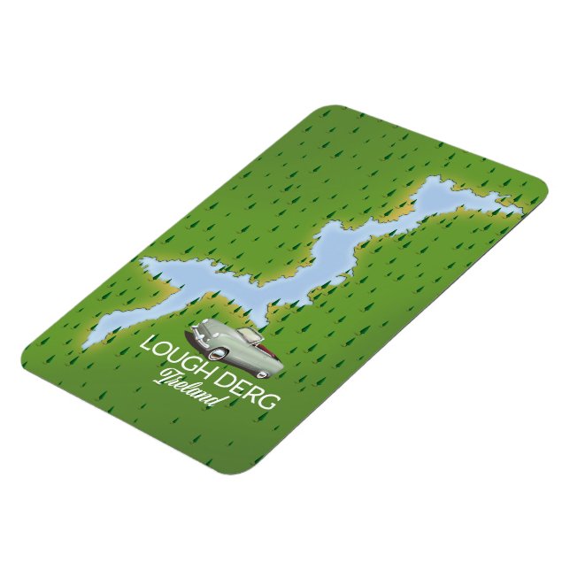 Magnet Flexible Carte de l'Irlande Lough Derg (Côté Gauche)
