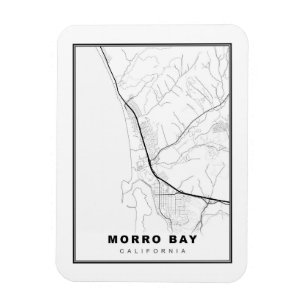 Magnet Flexible Carte de Morro Bay