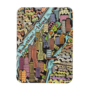 Magnet Flexible Carte de New York