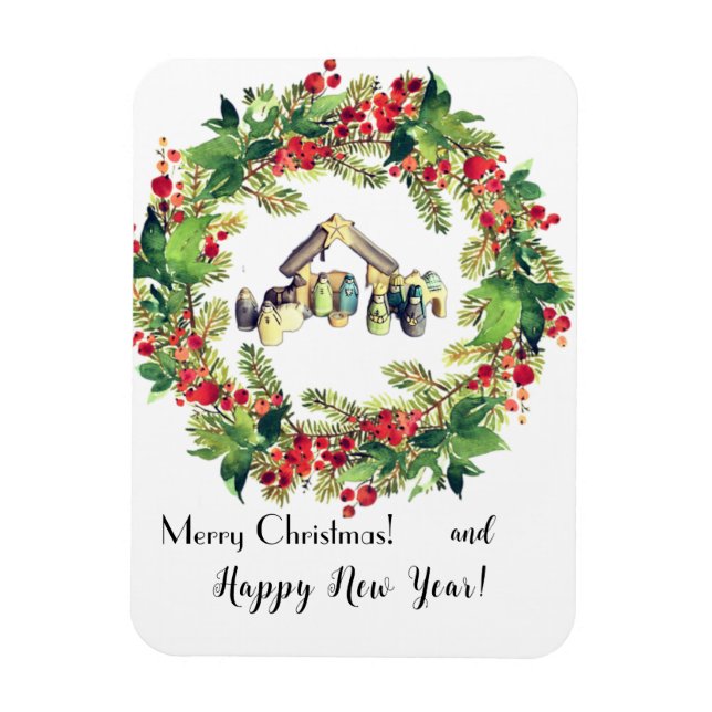 Magnet Flexible Carte de Noël ! (Vertical)