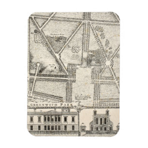 Magnet Flexible Carte de parc de Greenwich