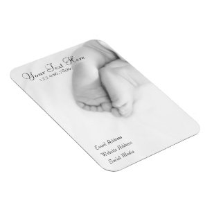 Magnet Flexible Carte de profil magnétique Baby Toes