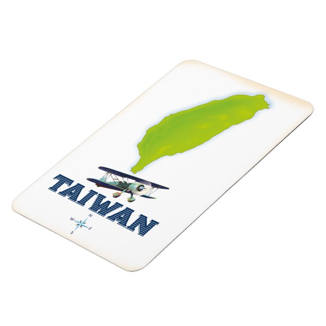Magnet Flexible Carte de Taïwan (Côté Gauche)