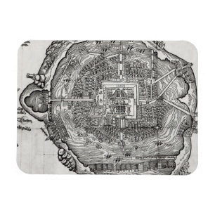 Magnet Flexible Carte de Tenochtitlan