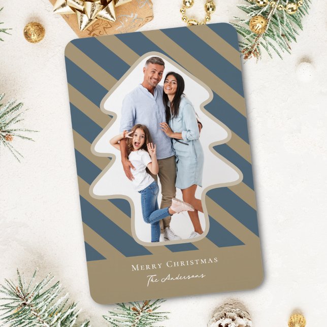 Magnet Flexible Carte de vacances en forme de pin blanc (Créateur téléchargé)