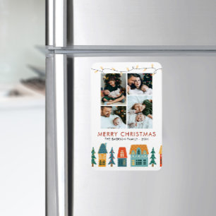 Magnet Flexible Carte de vacances Retro