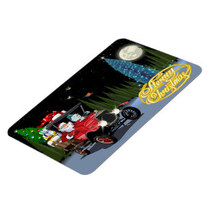 Magnet Flexible Carte de voeux de Noël