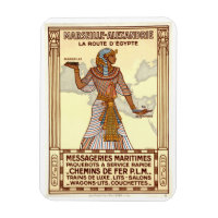 Carte de voeux de voyage vintage Egypte