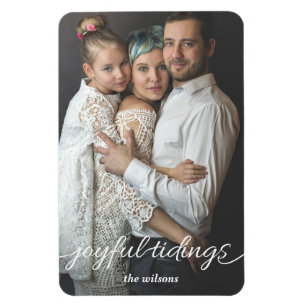Magnet Flexible Carte de vœux personnalisée avec photo et écriture