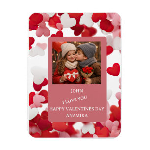 Magnet Flexible Carte de vœux personnalisée pour la Saint-Valentin