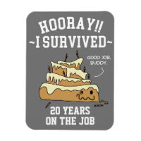 Carte de voeux pour l'anniversaire de travail en a