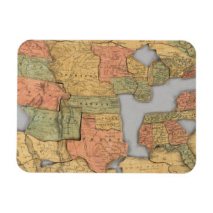 Magnet Flexible Carte des États-Unis et du Canada