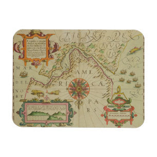 Magnet Flexible Carte du détroit de Magellan, Patagonie, du M