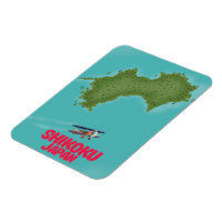 Carte du Japon de Shikoku