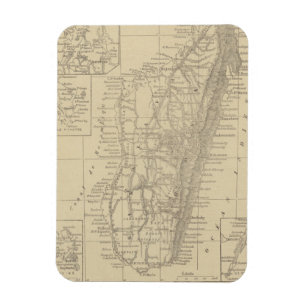Magnet Flexible Carte du Madagascar