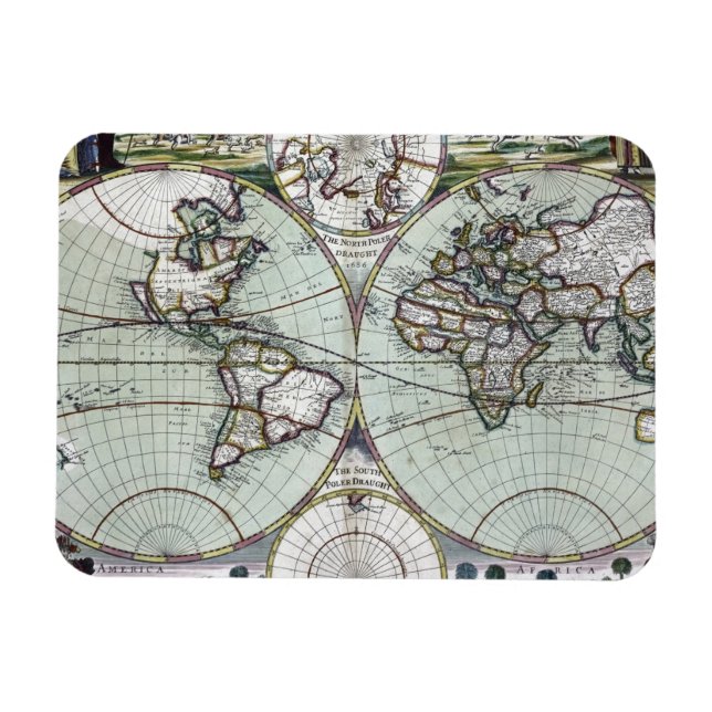 Magnet Flexible Carte du monde (Horizontal)