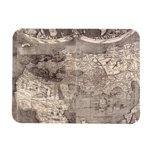 Magnet Flexible Carte du monde | 1507 (Horizontal)