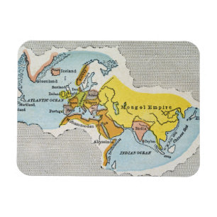 Magnet Flexible CARTE du MONDE, c1300.