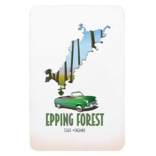 Magnet Flexible Carte Epping Forest Essex England