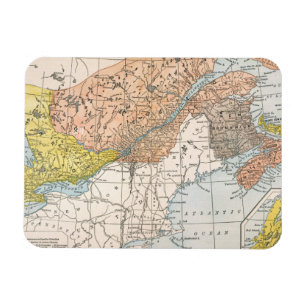 MAGNET FLEXIBLE CARTE : EST DU CANADA