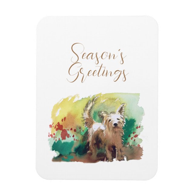Magnet Flexible Carte Joyeuses Fêtes (Vertical)