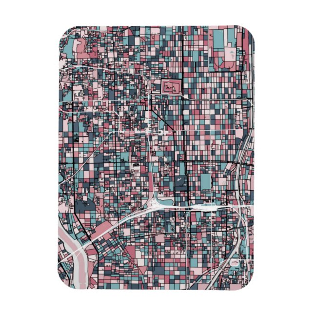 Magnet Flexible Carte Kyoto Japon (Vertical)