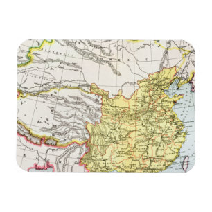 Magnet Flexible CARTE : La CHINE, 1910