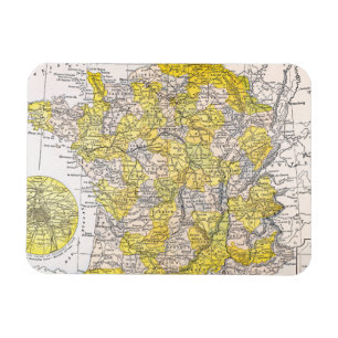 MAGNET FLEXIBLE CARTE : LA FRANCE