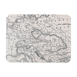 MAGNET FLEXIBLE CARTE : L'ALLEMAGNE ET L'AUTRICHE