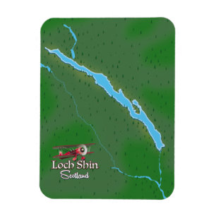 Magnet Flexible Carte Loch Shin Scotland