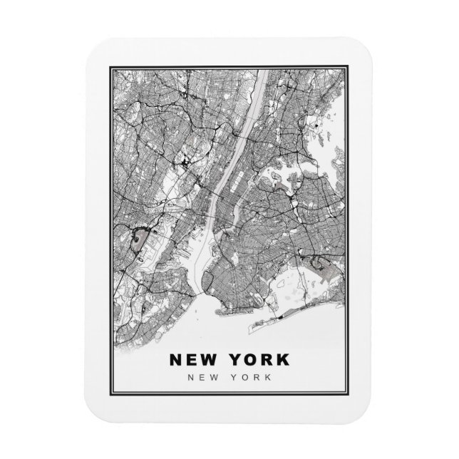 Magnet Flexible Carte New York (Vertical)