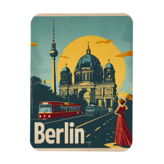 Magnet Flexible Carte postale Art déco de Berlin