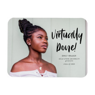 Magnet Flexible carte postale de faire-part de graduation