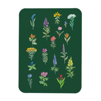 Magnet Flexible carte postale de fleurs de jardin 