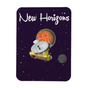 Magnet Flexible Carte postale de New Horizons à Pluton
