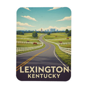 Magnet Flexible Carte postale Lexington Kentucky