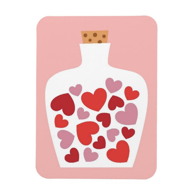 Magnet Flexible Carte Saint Valentin (Vertical)