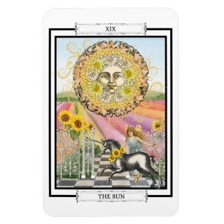 Magnet Flexible Carte Tarot "Sun"